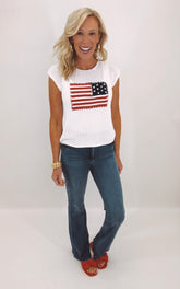 HR Scissor Cut Flare (med denim)